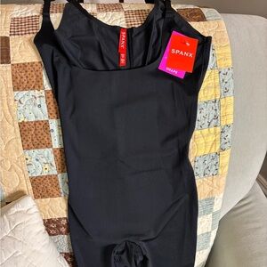 Spanx Thinstincts Black Shapewear Bodysuit